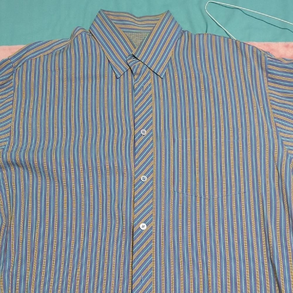 Bugatchi Stylish Multicolor Striped Button-Down S… - image 5